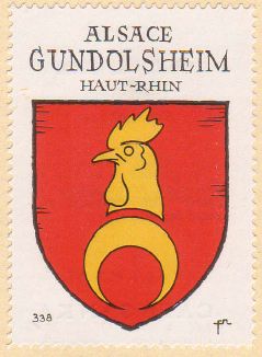 Blason de Gundolsheim/Coat of arms (crest) of {{PAGENAME