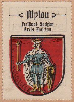 Wappen von Mylau/Coat of arms (crest) of Mylau