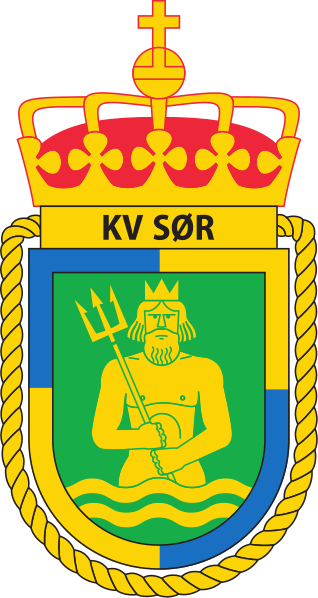 Coat of arms (crest) of the Coast Guard Squadron South, Norwegian Navy