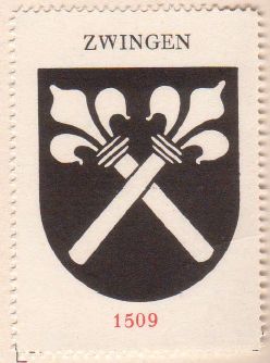 Wappen von/Blason de Zwingen