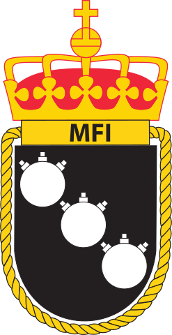 Coat of arms (crest) of the Mine Vessel Inspector, Norwegian Navy