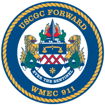 Coat of arms (crest) of the USCGC Forward (WMEC-911)