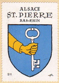 Blason de Saint-Pierre (Bas-Rhin)