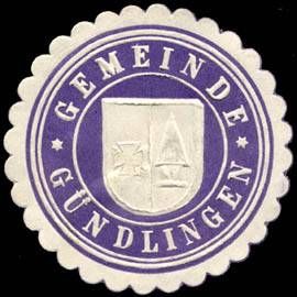 Wappen von Gündlingen/Coat of arms (crest) of Gündlingen