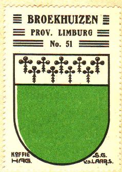 Wapen van Broekhuizen/Coat of arms (crest) of Broekhuizen