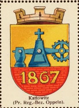 Wappen von Katowice/Coat of arms (crest) of Katowice