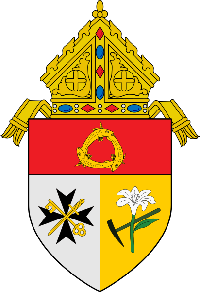 Arms (crest) of Diocese of Daet