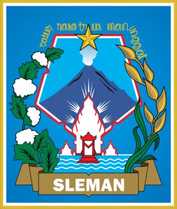 Coat of arms (crest) of Sleman Regency