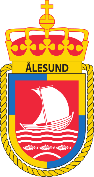 Coat of arms (crest) of the Coast Guard Vessel KV Ålesund