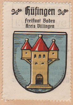 Wappen von Hüfingen/Coat of arms (crest) of Hüfingen