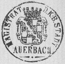 Siegel von Auerbach in der Oberpfalz