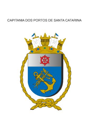 Coat of arms (crest) of the Harbour Captain of Santa Catharina, Brazilian Navy