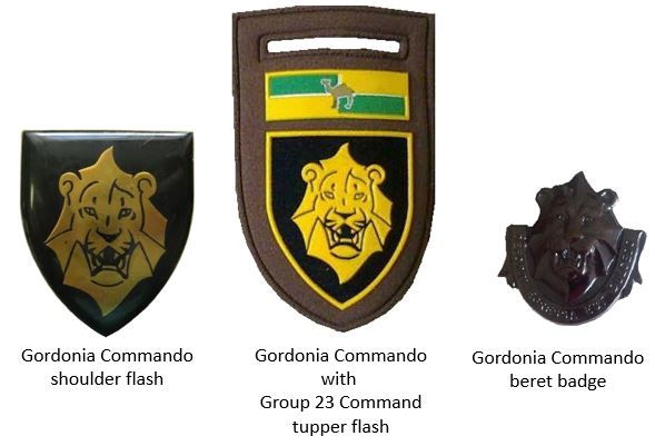 Coat of arms (crest) of the Gordonia Commando, South African Army