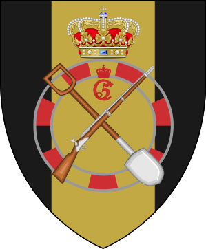 Coat of arms (crest) of the The Jutland Engineer Regiment, Danish Army