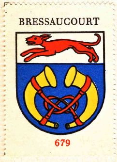 Wappen von/Blason de Bressaucourt