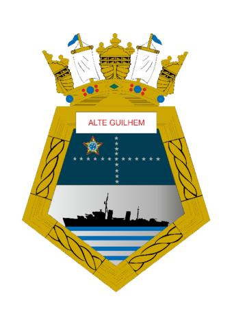 Coat of arms (crest) of the Highseas Tug Almirante Guilhem, Brazilian Navy