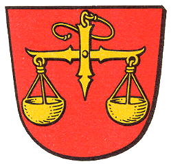 Wappen von Laubach (Grävenwiesbach)/Arms (crest) of Laubach (Grävenwiesbach)