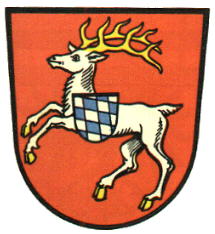 Wappen von Hirschau (Oberpfalz) / Arms of Hirschau (Oberpfalz)