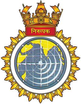 Coat of arms (crest) of the INS Nirupak, Indian Navy