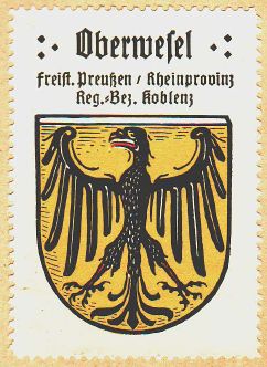Wappen von Oberwesel/Coat of arms (crest) of Oberwesel