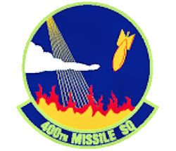 Coat of arms (crest) of the 400th Missile Squadron, US Air Force