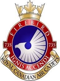 Coat of arms (crest) of the No 735 (Firebirds) Squadron, Royal Canadian Air Cadets