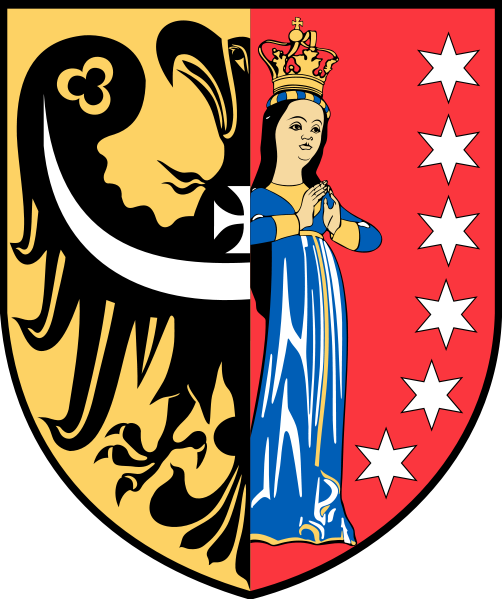 Arms of Polkowice (county)
