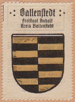 Wappen von Ballenstedt/Coat of arms (crest) of Ballenstedt