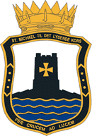 Coat of arms (crest) of Lodge of St John no 18 St Michael til det lysende Kors (Norwegian Order of Freemasons)