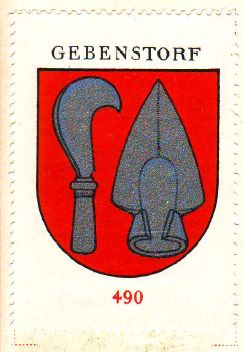 Wappen von/Blason de Gebenstorf
