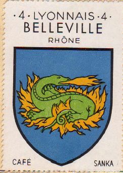 Blason de Belleville (Rhône)