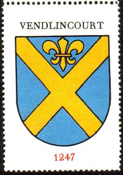 Wappen von/Blason de Vendlincourt