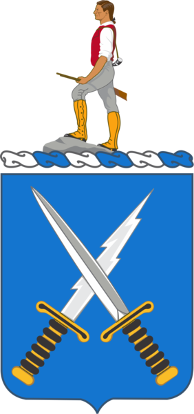 Coat of arms (crest) of 301st Military Intelligence Battalion, US Army