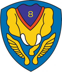Coat of arms (crest) of the Air Squadron 8, Indonesian Air Force