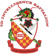 Coat of arms (crest) of the 3rd Intelligence Battalion, USMC