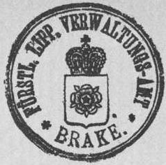 Siegel von Brake in Lippe