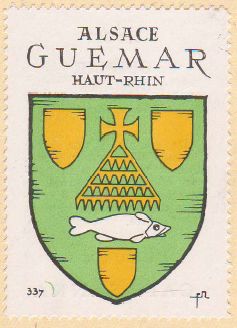 Blason de Guémar/Coat of arms (crest) of {{PAGENAME