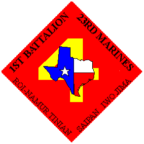 Coat of arms (crest) of the 1st Battalion, 23rd Marines, USMC