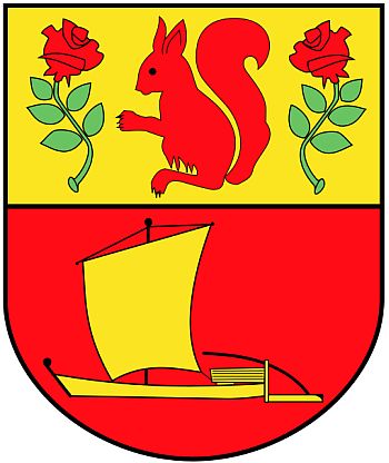 Coat of arms (crest) of Ostróda (rural municipality)