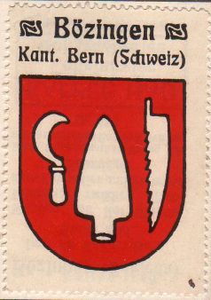 Wappen von/Blason de Bözingen