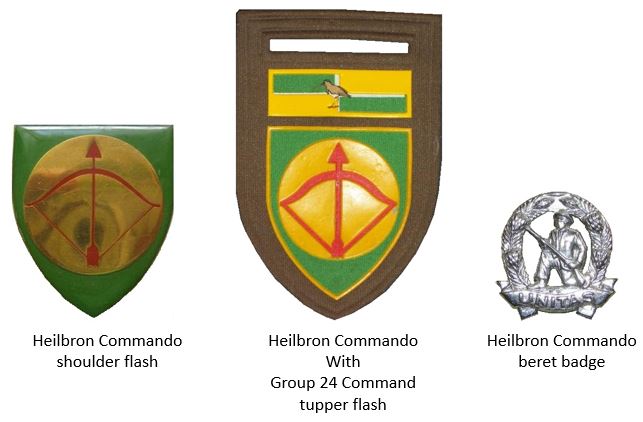Coat of arms (crest) of the Heilbron Commando, South African Army