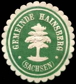Wappen von Hainsberg/Arms (crest) of Hainsberg