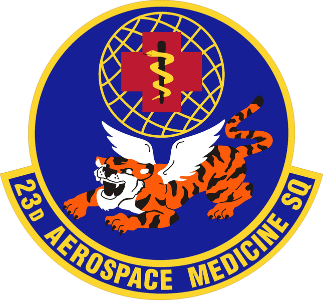 File:23rd Aerospace Medicine Squadron, US Air Force.png