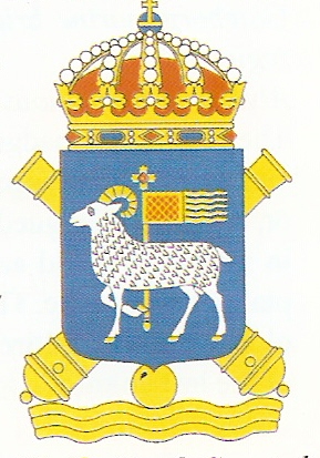 Coat of arms (crest) of the 3rd Coastal Artillery Regiment Gotland Coastal Artillery Regiment, Swedish Navy
