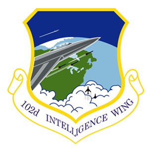 Coat of arms (crest) of the 102nd Intelligence Wing, Massachusetts Air National Guard