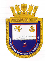 Coat of arms (crest) of the Marine Infantry Order and Security Garrison Iquique, Chilean Navy