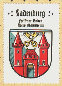 Wappen von Ladenburg/Coat of arms (crest) of Ladenburg