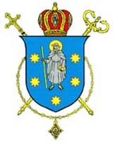 Arms (crest) of the Eparchy of Stryi (Ukrainian Rite)