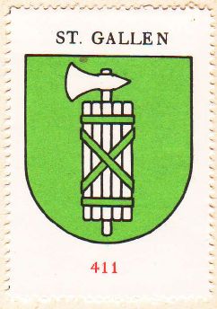 Wappen von/Blason de Sankt Gallen (canton)