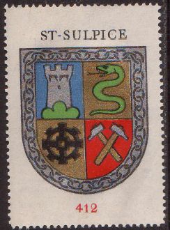 Wappen von/Blason de Saint-Sulpice (Neuchâtel)